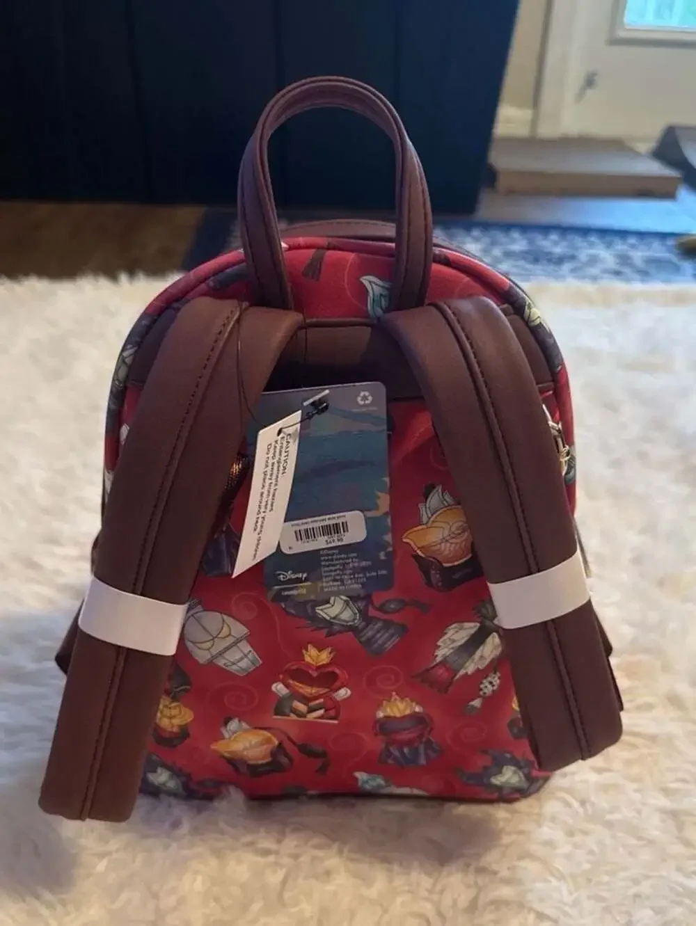 Loungefly Disney Villains Perfume Bottles‎ Mini Backpack